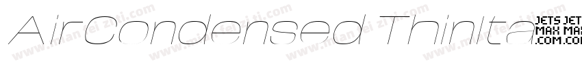 AirCondensed ThinIta字体转换